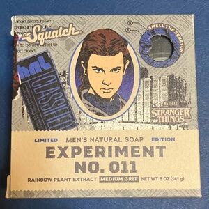 Squatch Men's Natural Soap - Experiment No. 011 Stranger Things limited edition
